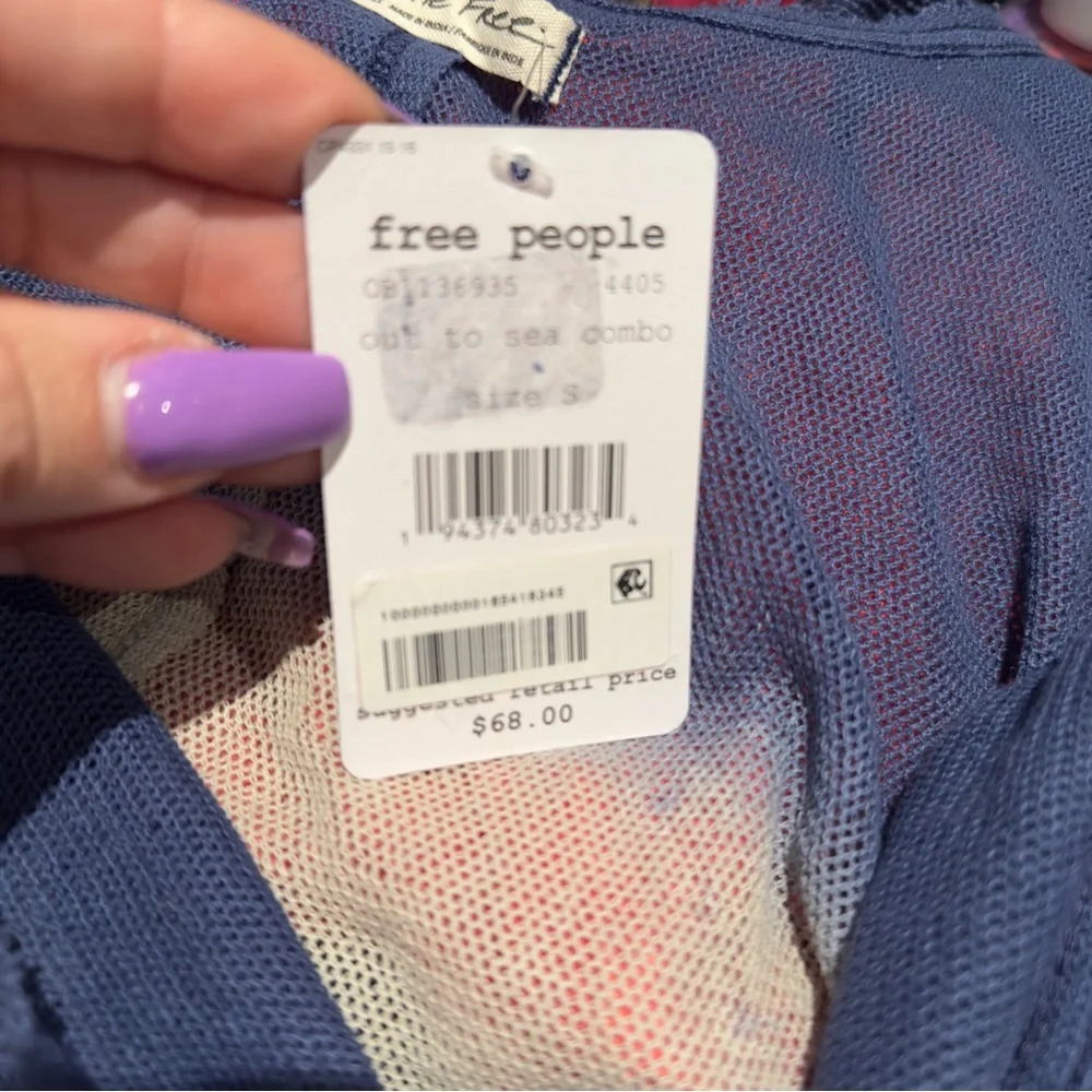 FREE PEOPLE “OUT TO SEE” TOP NWT - Picture 7 of 7